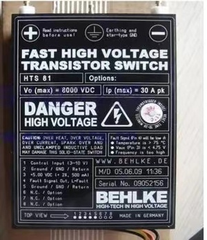 Behlke high voltage switch HTS Series - 61-10-LC2